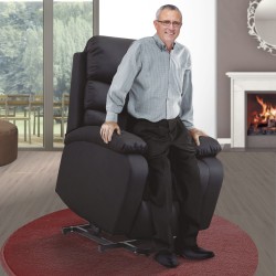Sillón Relax Masaje Elevador Levanta Personas Reclinable Imperial Eléctrico
