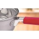 Juego de Ollas, Batería de cocina de acero inoxidable, 8 piezas, Tapas de Vidrio Templado con Seguridad