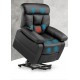 Deluxe Sillón Relax Masaje Reclinable Eléctrico Levanta Personas Soporta hasta 150kg