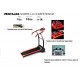 Cinta de correr y andar plegable motor electrico 1000w Deluxe Reacondicionada