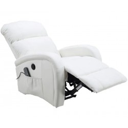 Sillón Relax Masaje Reclinable Electrico | Calor Lumbar - Polipiel De Máxima Calidad - Reacondicionado